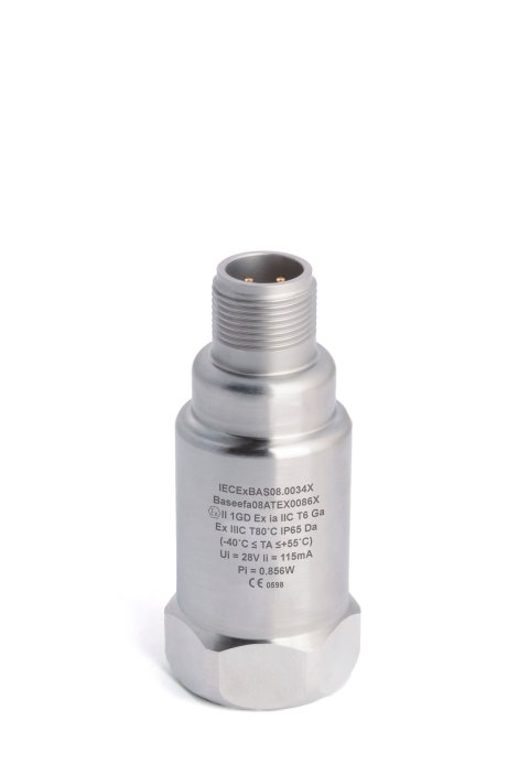 4-20mA transmittere – Dual output-(4-20mA hastighet & AC akselerasjon) – egensikre