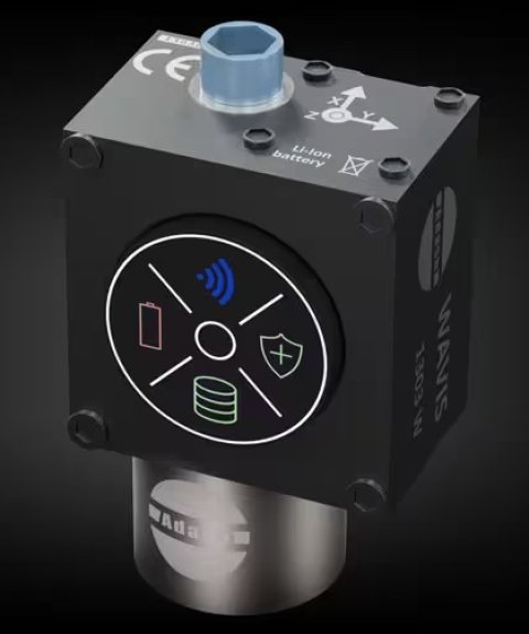 WAVIS, Trådløs portabel løsning, 3 akset vibrasjonsmåling