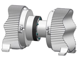 Montasje uten fri aksel-ende