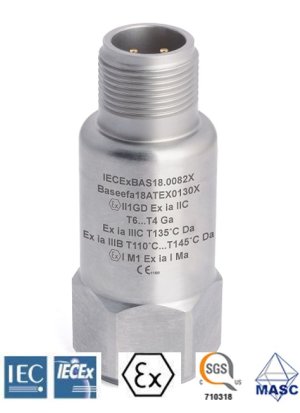 AC Premium kompakt HS170I Egensikrede akselerometer , Top Entry