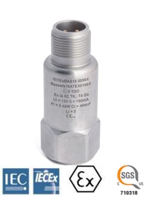 AC Low power HS104I Egensikret vibrasjonsensor